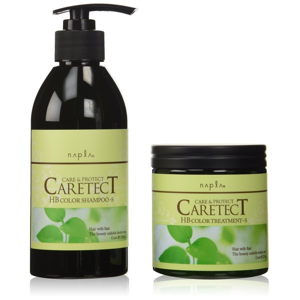 NAPLA Napura Caretect HB color Shampoo 10.1 Oz & Treatment moist type 0.55lb