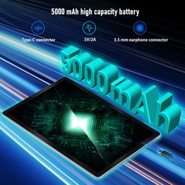 AEEZO 2025 AEEZO 10.1 in Android Tablet 10+128GB Touchscreen Octa-core Processor Wi-Fi