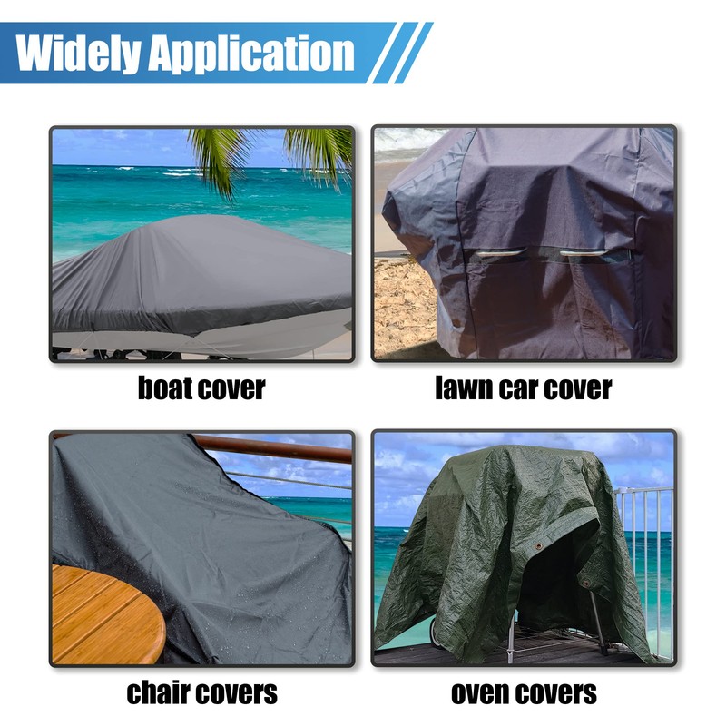 X AUTOHAUX Boat Cover Support Pole Adjustable Height from 12"