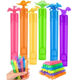 TAIMEI 32 Mini varitas de Burbujas, Varita de Burbujas de Dinosaurio, Surtido de Recuerdos de Fiesta de Burbujas, Juguetes para niños, Juguetes de Verano,Juguetes para Hacer Burbujas para niños