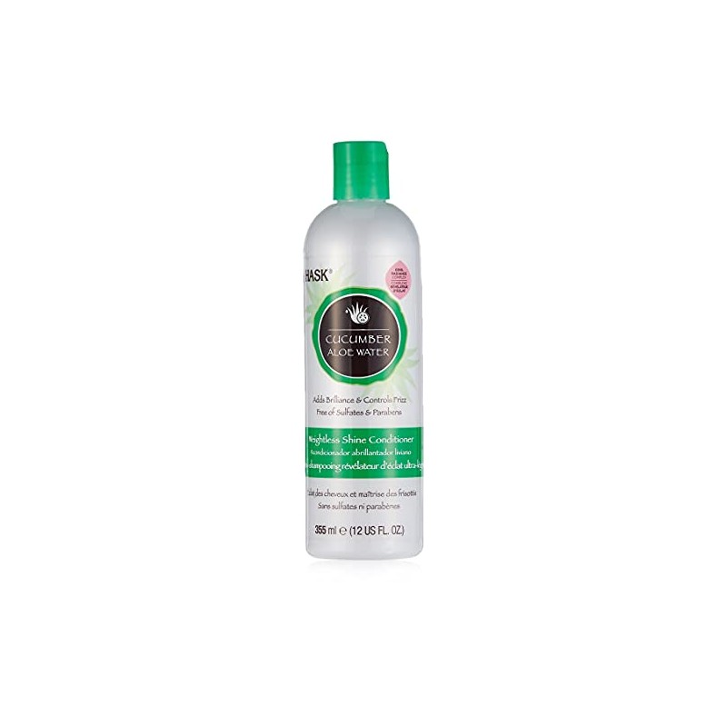 hask cucumber aloe water weightless shine conditioner 12oz