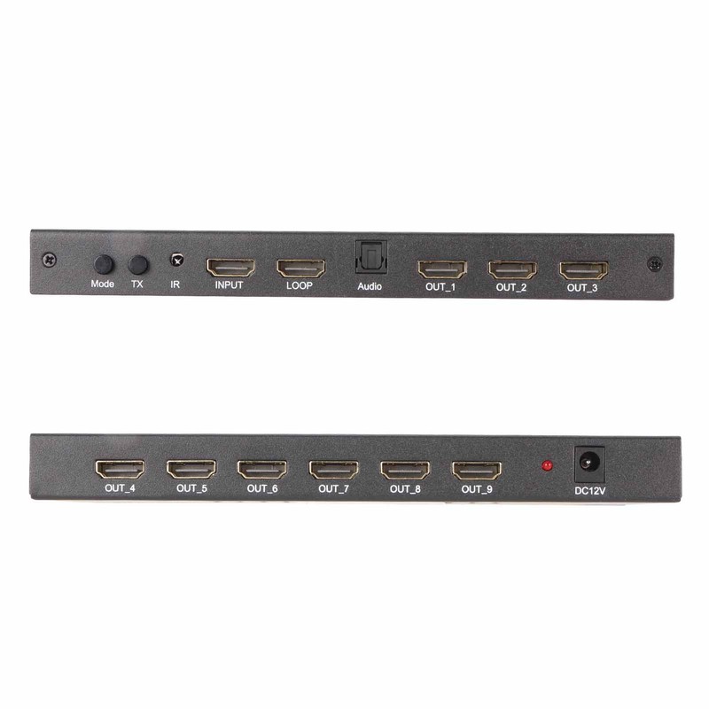 4K HD Multimedia Interface Splitter Professional Plug and Play Multiple
