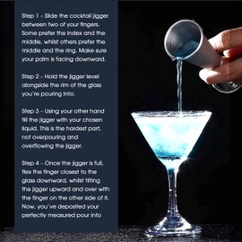 Premium Stainless Steel Jigger – US Standard Double-Sided Cocktail Measuring Tool for Precise Drink Mixing, Durable Bar Accessory 2 Oz. Capacity