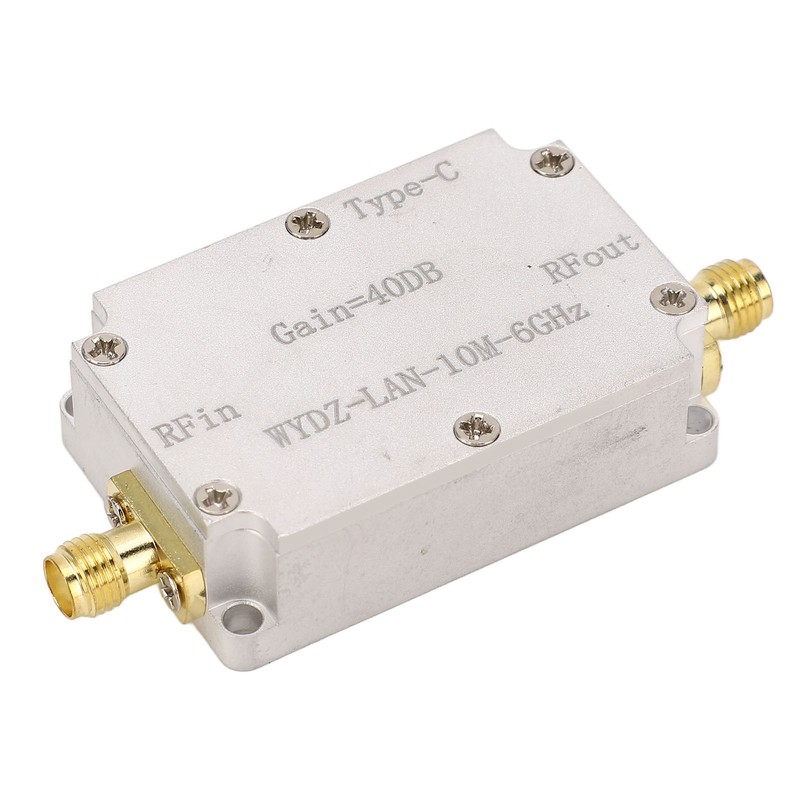 Low Noise Amplifier 40DB Gain 10M To 6GHz Precise Transmission