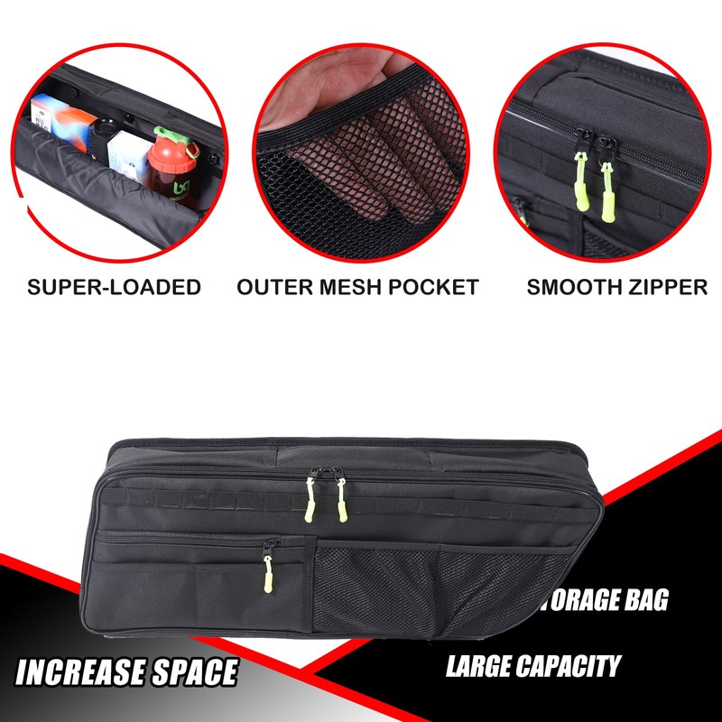 Car Trunk Organizer Storage Bag Compatible with Hummer EV SUV