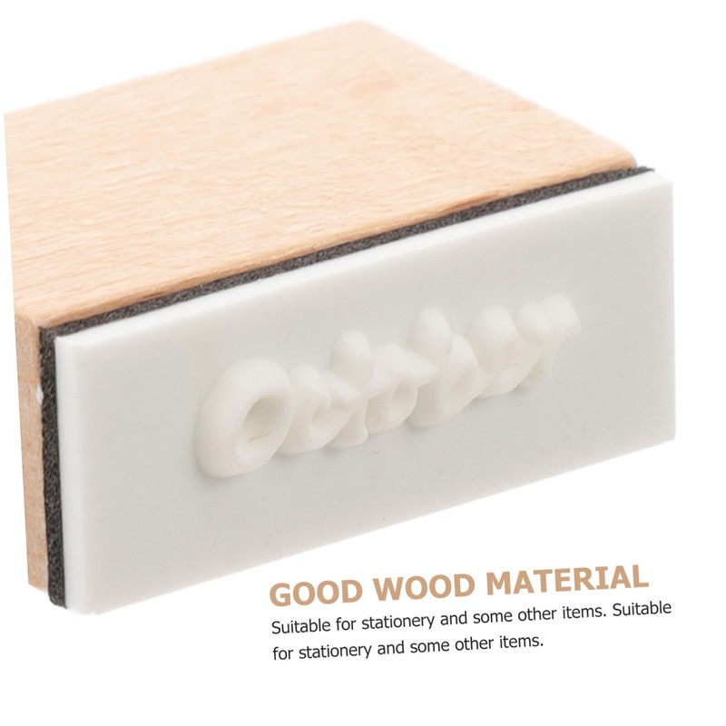 VILLFUL 2 Sets DIY Wooden Rubber Stamps for Scrapbooking Monthly