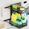 Under Sink Organizer, 1 Packs 2 Tier Under Sink Organizers