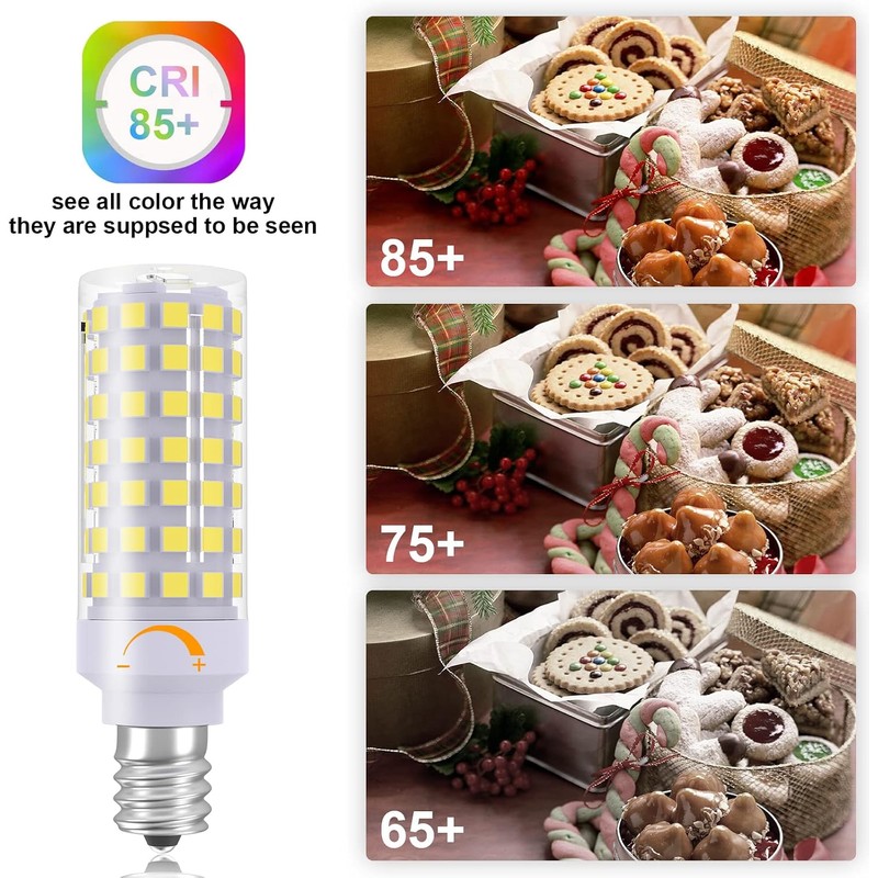 E12 LED Bulb Dimmable 7W C7 Bulb Equivalent to E12