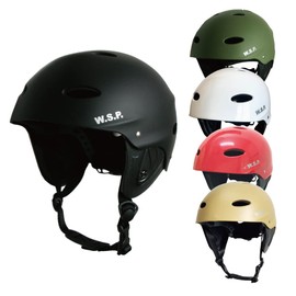 Quest Kings Water Helmet, JWBA Certified, Ultra Lightweight, Adjustable Size, W.S.P. Water WILD Helmet CE Standard WAKEBOARD Water Jump (Large, 22.0 - 24.4 inches (56 - 62 cm), Khaki)