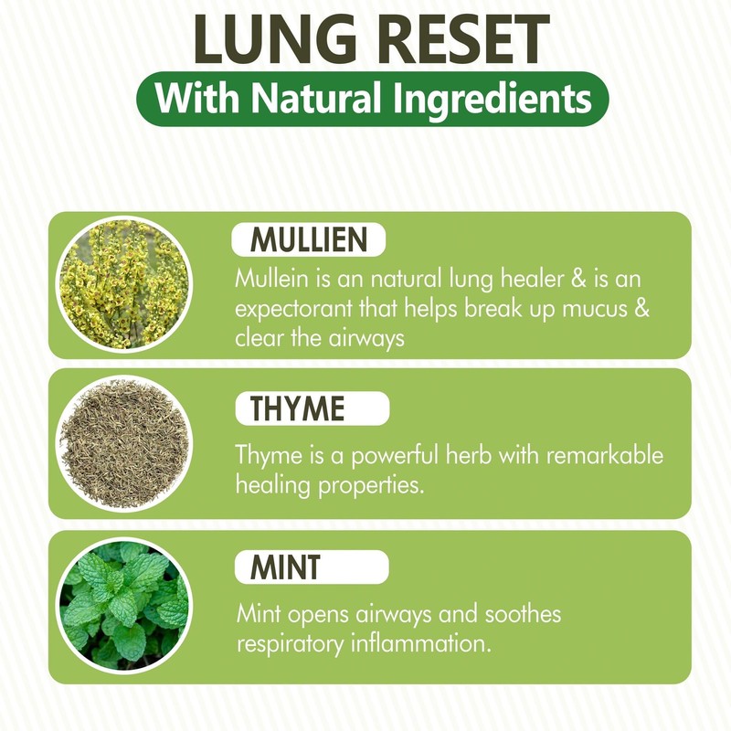 Lung Detox Mullein Diffuser Pen | Natural Mullein Leaf |
