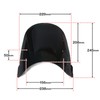 ENDURANCE XJMED1642S1 Motorcycle Meter Visor Set Smoke + Mounting Kit