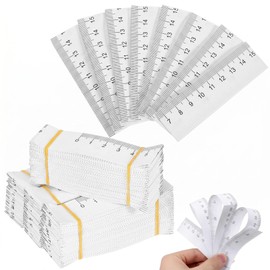 Angoily Kop Tape Measure Paper Tape Measure Body 100 cm / 40 Inches Soft Double-Sided Tailor Tape Measure Body Measure for Family Measurements Chest/Waist Circumference/Pack of 100