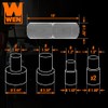 WEN 1.25-Inch by 10-Foot Dust Hose Kit with Fittings and