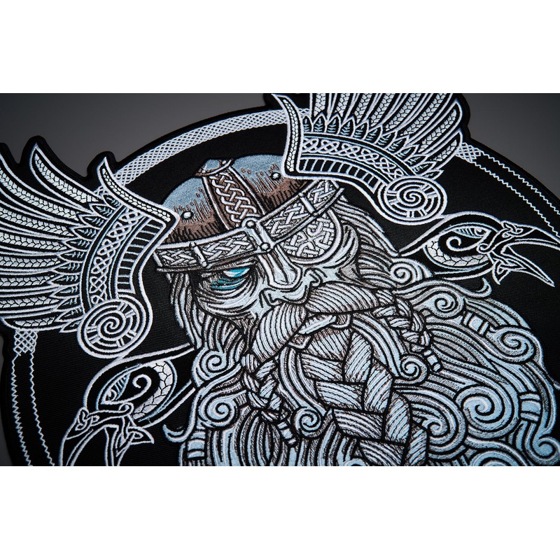 Viking Wing Large Back Patch for Custom Biker Vest/Iron-on/Sew on