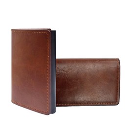 Ruayia Men's Slim Wallet, Wallet Men's Card Holder Wallet Men's Credit Card Holder Money Clip Men, brown, Classic