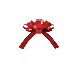 SSWBasics Magnetic Car Bow - 30" - Red- Car Bows Big Car Bow 40 Inch - Shiny Red Bow for Car - Magnetic and Multi-Use - Perfect for Celebrations and Events - Car Bows Big Car Bow for Any Occasion