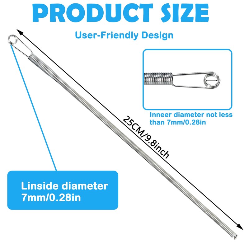 3Pcs Spring Drawstring Threader Tool Rope Threader Clip Quick &