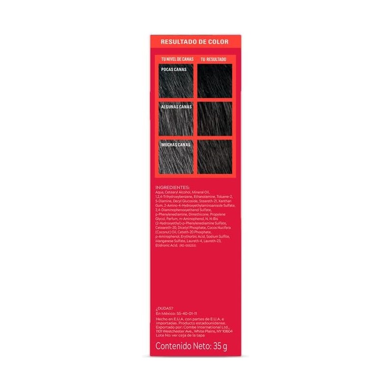 Just For Men Ultra Tinte para Canas Negro U55, Combina