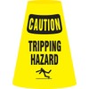 Accuform Signs FBC913E Vinyl Traffic Cone Cuff Sleeve, Legend "Caution