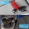 Sunglasses Holders for Car Visor,Car Magnetic Glasses Holder Leather Sunglasses
