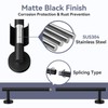 Bubxo Matte Black Towel Bar Set, 24 Inch Bathroom Hardware