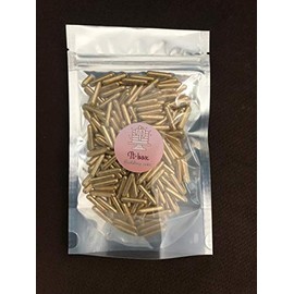 Sprinkles Macaroni Rods Draguess Colores Cromados Comestibles para Decoracion de Pasteles (Dorado)