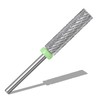 Super Long 24mm Flat Top 5-in-1 Nail Drill Bits, 3/32"