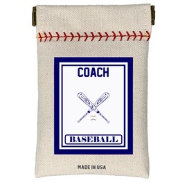 Seed Sack Baseball's Original The Custom' Coach (White & Blue)
