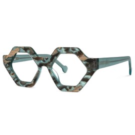 Vooglam Geometric Frame Eyeglasses for Women Ailsa