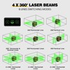 Alloyman Laser Level with Tripod,Alloyman 4x360° Self Leveling Laser Level,Green