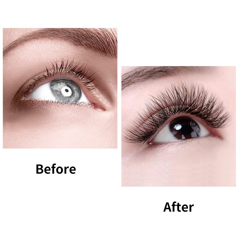 Gemerry Fadlash 0.07D-MIX8 - 14 mm Volume Eyelashes, 4D Pre-Fanned