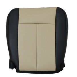 NLQR Front Driver Side Bottom Replacement Microfiber Leather Seat Covers Compatible with Ford Expedition 2007 2008 2009 2010 2011 2012 2013 2014