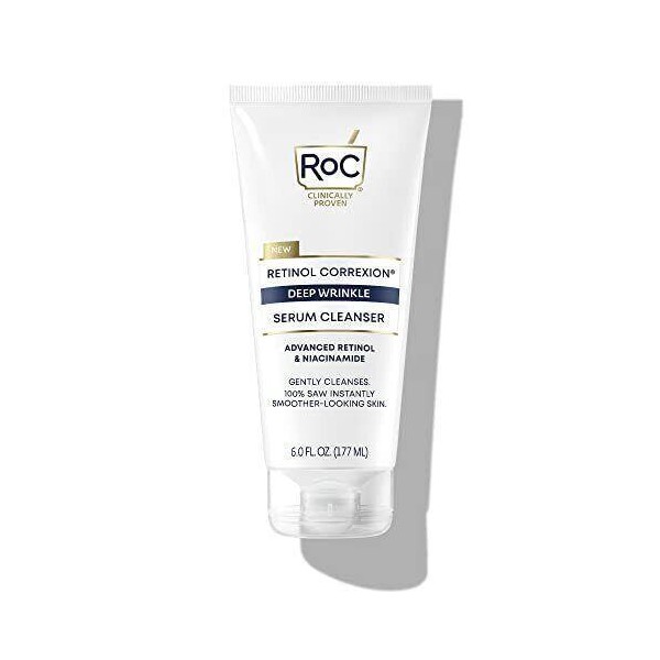 Roc Retinol Correxion Deep Wrinkle Serum Facial Cleanser with Niacinamide