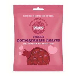 (Pack of 6) Organic Pomegranate Hearts - Vegan | BIONA