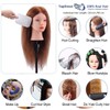 TopDirect Training Head 18inch 100% Real Hair Cosmetology Hairdressing Mannequin