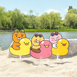 Kakao Friends PP Fan Hand Fan - Ryan Apeach Chunsik Kakao PP Hand fan (Ryan) 5ea