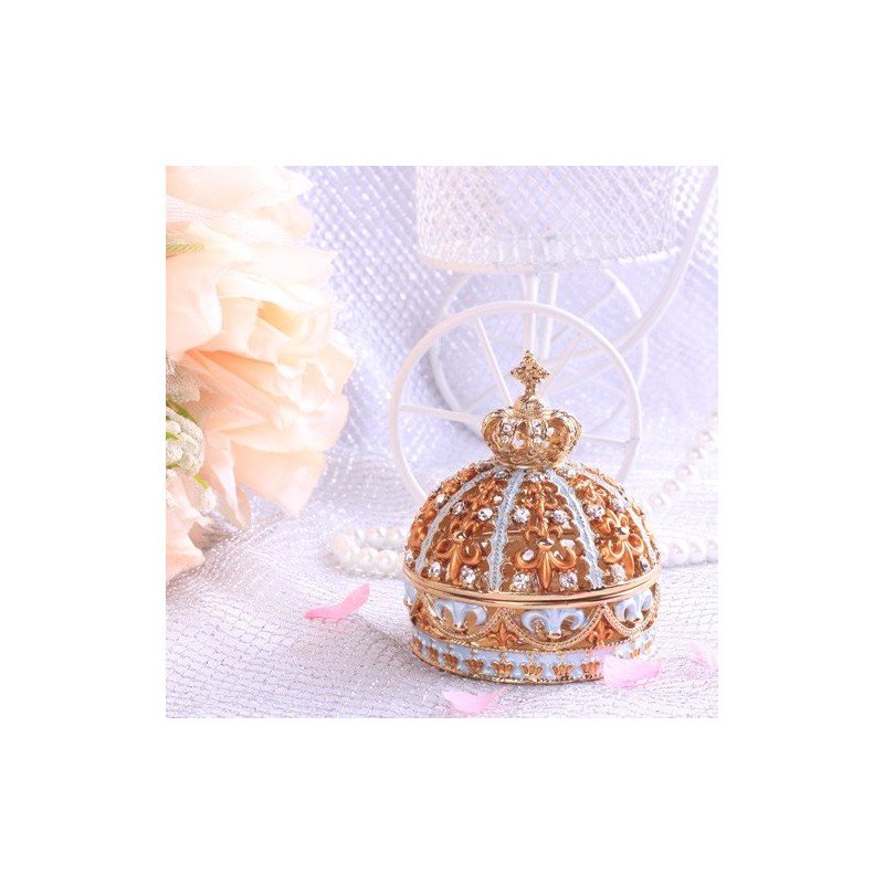 < Blue Crown > Pierce Jewelry Box Jewelry Box