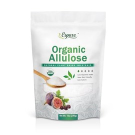 Espure Organic Allulose - USDA Certfied Organic, Low Calorie Sugar Replacement, Non-GMO, Vegan, Gluten Free; 10 oz