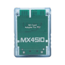Replacement TF Card Reader Adapter for MX4SIO SIO2SD for PS2 Memory Card TF Adapters. (TF Card not Included) (Transparent Blue)