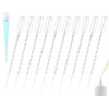 Emezddo Pack of 10 Pipettes, Plastic Transfer Pipettes, Dropper with