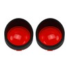HDBUBALUS ABS Visor Style Turn Signal Lens Indicator Light Bezels