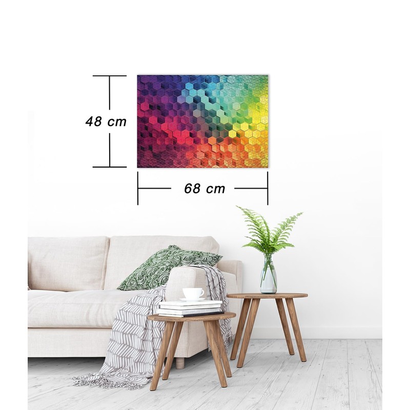 Ulmer Puzzleschmiede - Colour Puzzle Spectrum 1000 Pieces - Colourful