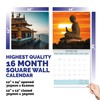Dayplanner Publishing Buddha Calendar 2025, Large Square Wall Calendar, 16