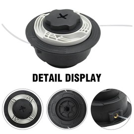 Hoypeyfiy 2 Pcs 4006 710 2126 Trimmer Head, Replacement for Stihl FSE60 FSE71 FSE81 FS38 FS40 (2000 On) FS40C FS45 FS46 FS50 (2000 On) FS50C FSA60R FSA86R, Replaces 4006 710 2106