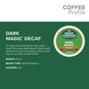 Green Mountain Coffee Dark Magic Decaf Keurig K-Cups Coffee, 12