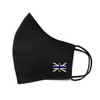 UK Thin Blue Line Flag Cotton Face Mask Protective Covering