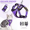 PUPTECK Cat Harness and Leash Set Escape Proof Reflective Cat