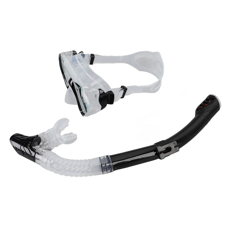 Diving Goggles Silicone Glass Plastic Ultra Clear Comfortable Adjustable Diving