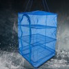 Extra Large 50x50cm Square Mesh 3-Tier Drying Net for Fish, Vegetables & Peppers DD-11668