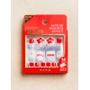 DAISO Titapress Pedi Tips 14pcs Flower